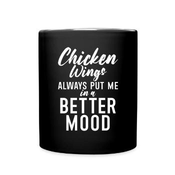 Chicken Wings Gifts - Full Colour Mug - black - Front