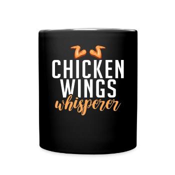 Chicken Wings Gifts - Full Colour Mug - black - Front
