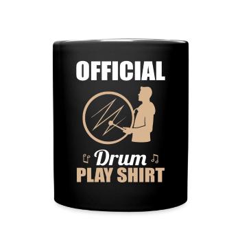Chemise officielle de jeu de tenue de batteur - Mug uni - noir - Devant