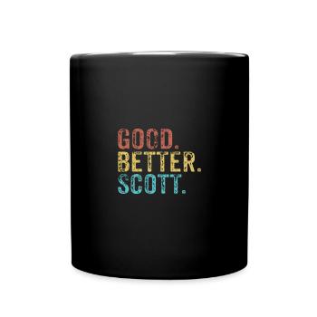 Good better Scott - Tasse einfarbig - Schwarz - Vorne
