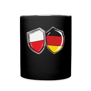 POLEN DEUTSCHLAND - Tasse einfarbig - Schwarz - Vorne