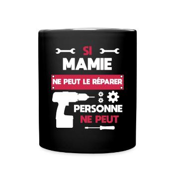 Grandma DIY Handyman Humor Grandma - Full Colour Mug - black - Front