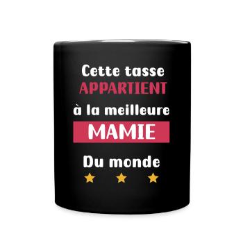 Granny Mug Grandma - Full Colour Mug - black - Front