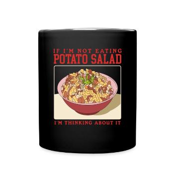 Salade de pommes de terre Salade de pommes de terre cadeau - Mug uni - noir - Devant