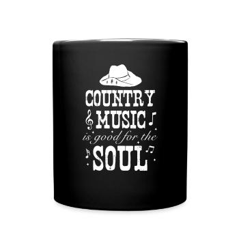 Country Music Country Music Gift - Full Colour Mug - black - Front