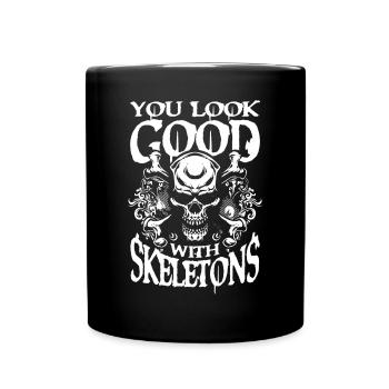 You Look Good Goth Gothik für Gothik Fans - Tasse einfarbig - Schwarz - Vorne