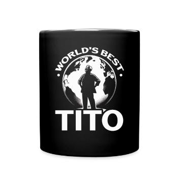 Tito Filipino Onkel Philippinen Bester Onkel aller Zeiten - Tasse einfarbig - Schwarz - Vorne