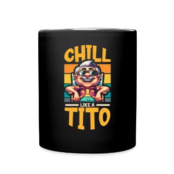 Tito Filipino Onkel Philippinen Bester Onkel aller Zeiten - Tasse einfarbig - Schwarz - Vorne