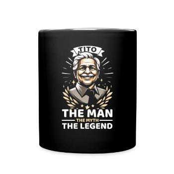 Tito Filipino Onkel Philippinen Bester Onkel aller Zeiten - Tasse einfarbig - Schwarz - Vorne