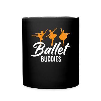 Cute Ballerina Ballet Dancer Gift - Full Colour Mug - black - Front