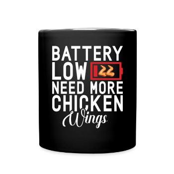 Chicken Wings Gifts - Full Colour Mug - black - Front