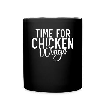 Chicken Wings Gifts - Tasse einfarbig - Schwarz - Vorne
