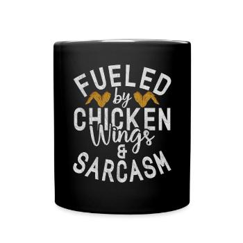 Chicken Wings Gifts - Full Colour Mug - black - Front