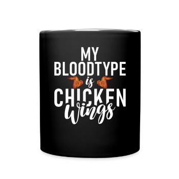 Chicken Wings Gifts - Full Colour Mug - black - Front