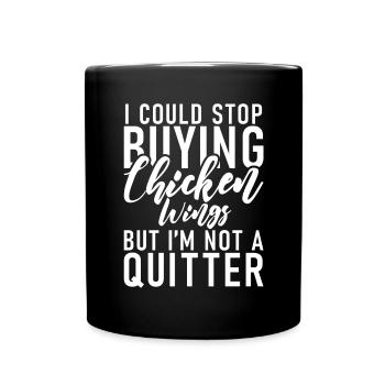 Chicken Wings Gifts - Full Colour Mug - black - Front