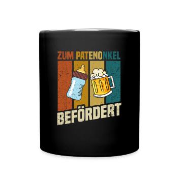 Promu parrain - Mug uni - noir - Devant