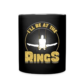 Ring Gymnastics Gymnastics - Full Colour Mug - black - Front