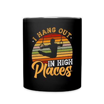 Ring Gymnastics Gymnastics - Full Colour Mug - black - Front