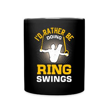 Ring Gymnastics Gymnastics - Full Colour Mug - black - Front