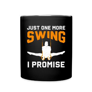 Ring Gymnastics Gymnastics - Full Colour Mug - black - Front