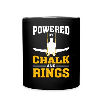 Ring Gymnastics Gymnastics - Full Colour Mug - black - Front