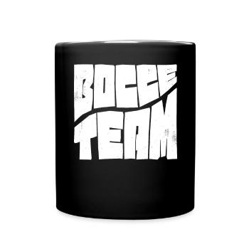 Tenue de l’équipe de pétanque avec Jack Bocci jeu de pétanque - Mug uni - noir - Devant