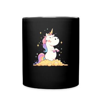 Licorne Saint-Patrick Licorne japonaise - Mug uni - noir - Devant