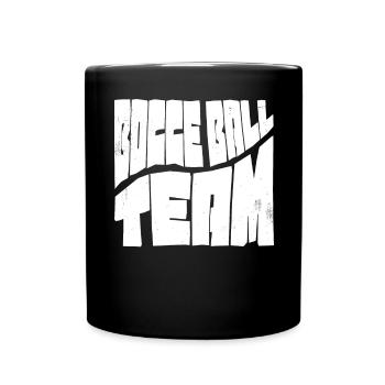 Tenue de l’équipe de pétanque avec Jack Bocci jeu de pétanque - Mug uni - noir - Devant