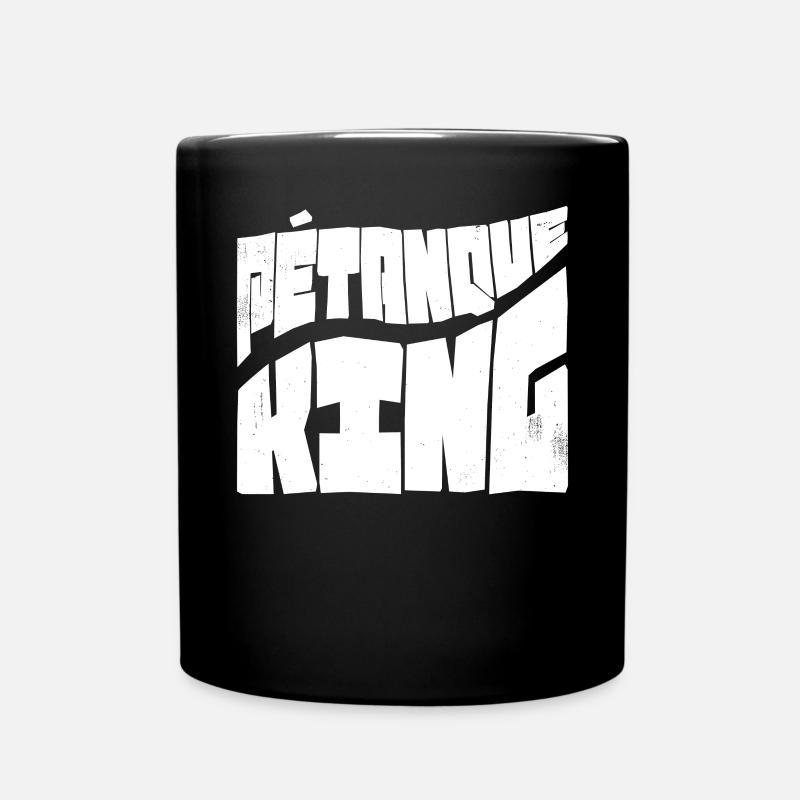 Pétanque King balls for boules Boules - Full Colour Mug - black