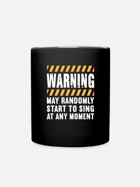Chanteur chanteur chanteur musicien cadeau - Mug uni - noir