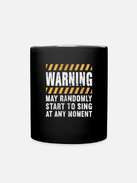 Chanteur - Mug uni - noir