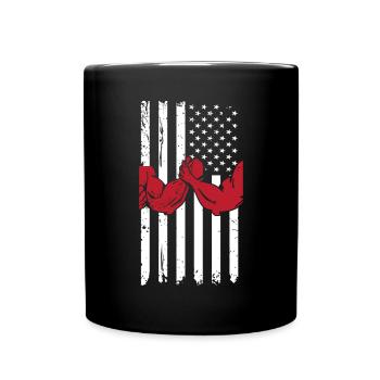 Arm Wrestling Armwrestling Arm Wrestler - Full Colour Mug - black - Front
