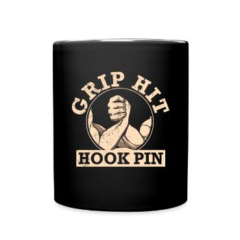Arm Wrestling Armwrestling Arm Wrestler - Full Colour Mug - black - Front