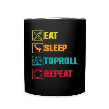Arm Wrestling Armwrestling Arm Wrestler - Full Colour Mug - black - Front