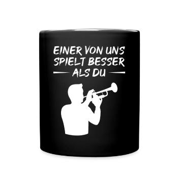 Trumpeter Challenge – Better Than You - Full Colour Mug - black - Front