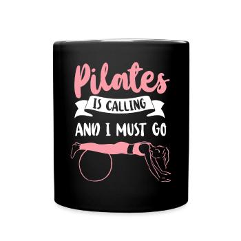 Pilates Instructor Teacher Pilates - Tasse einfarbig - Schwarz - Vorne