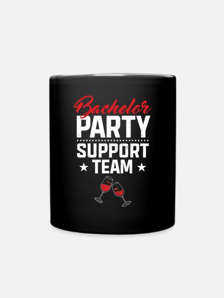 Junggesellin - Tasse einfarbig - Schwarz