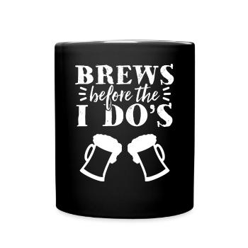 Bachelorette Hen Party Gift - Full Colour Mug - black - Front