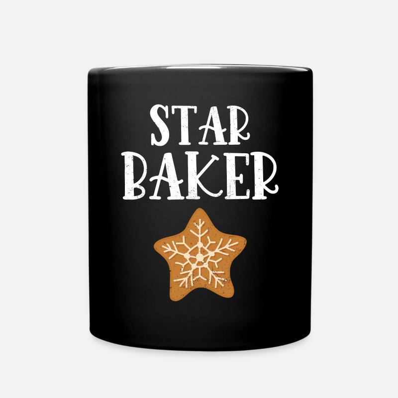Bäcker - Tasse einfarbig - Schwarz
