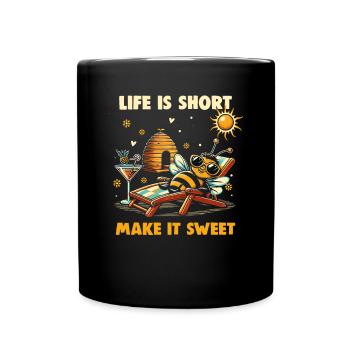 Amoureux des abeilles Apiculteurs Amis de la nature Apiculteurs - Mug uni - noir - Devant