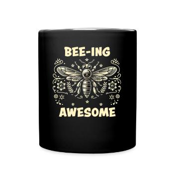 Bee Lovers Beekeepers Naturefriends Beekeepers - Full Colour Mug - black - Front