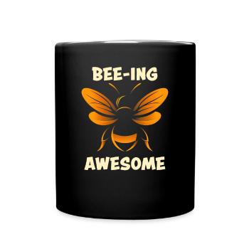Bee Lovers Beekeepers Naturefriends Beekeepers - Full Colour Mug - black - Front