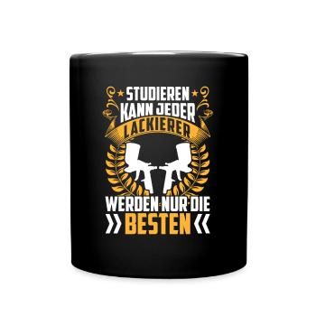 Vehicle Painters The Best Become Car Painters - Full Colour Mug - black - Front