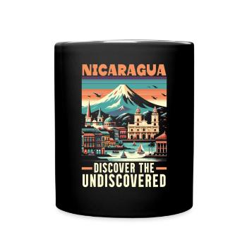 I Love Nicaragua Nicaraguan Flag Nicaraguan Pride - Full Colour Mug - black - Front