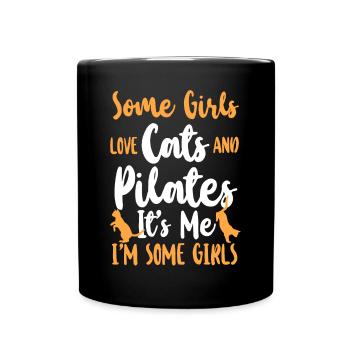 Instructeur de Pilates Professeur Fille - Mug uni - noir - Devant