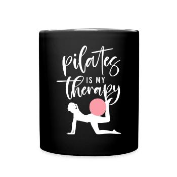 Pilates Instructor Teacher Pilates - Tasse einfarbig - Schwarz - Vorne