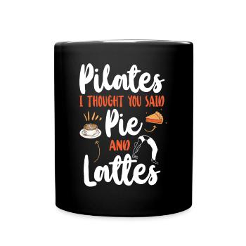 Instructeur de Pilates Professeur Jeu de mots - Mug uni - noir - Devant