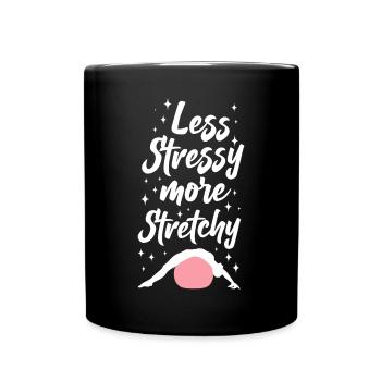 Pilates Instructeur Professeur Jeu de mots - Mug uni - noir - Devant