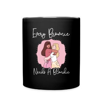 Every Blondie Needs A Brownie - Full Colour Mug - black - Front