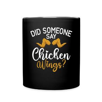 Chicken Wings Gifts - Full Colour Mug - black - Front